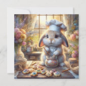 シェフバニー虹の振りかけるイースタークッキー シーズンカード (正面)