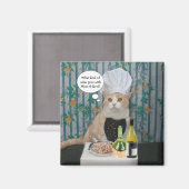 シェフババ子猫 マグネット (正面/裏面)