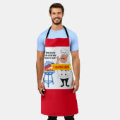 シェフパパ エプロン (着用した状態)