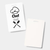 シェフパパ バッジ (正面＆裏面)