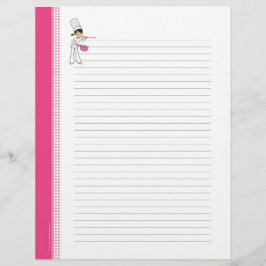 シェフパーソナライズされたデザインレシピページの並び