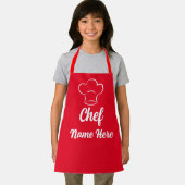 シェフパーソナライズされたネーム料理ラブベーキングカスタム エプロン (インサイチュ)