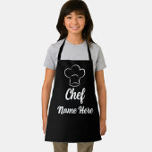 シェフパーソナライズされたネーム料理ラブベーキングカスタム エプロン (インサイチュ)