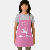 シェフパーソナライズされたネーム料理ラブベーキングカスタム エプロン (インサイチュ)