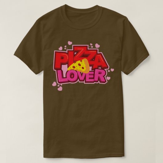 シェフピザのレストランピザ愛好家 Tシャツ (デザイン正面)