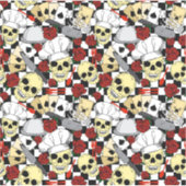 シェフファンキースカルがシェフの帽子をかぶる シール (正面)