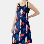 シェフフランスのフルーアデリス祝フランス エプロン (インサイチュ)