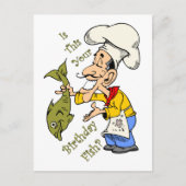 シェフフランスの~は君の誕生日魚か? ポストカード (正面)