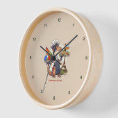 シェフフランスの 壁時計 (傾斜)