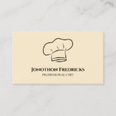 シェフフードケータリングサービスプロフェッショナル 名刺 (正面)