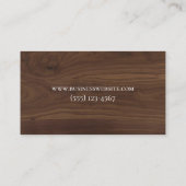 シェフフードケータリングサービスプロフェッショナル 名刺 (裏面)