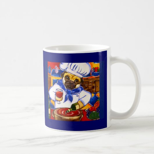 シェフプグ コーヒーマグカップ (右)