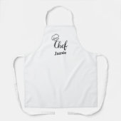 シェフプリントエプロン、シェフ エプロン (正面)