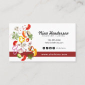 シェフホーム調理師ケータリング 名刺 (正面)