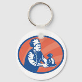 シェフホールディングマネーバッグレストランファイナンス キーホルダー (正面)