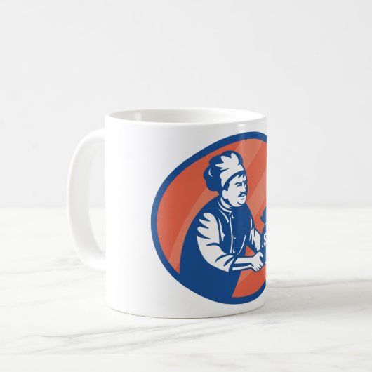 シェフホールディングマネーバッグレストランファイナンス コーヒーマグカップ (正面左)