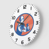 シェフホールディングマネーバッグレストランファイナンス ラージ壁時計 (傾斜)