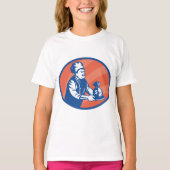 シェフホールディングマネーバッグレストランファイナンス Tシャツ (正面)