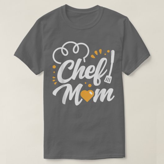 シェフママ母ママ調理師ママ料理ママママママママザーズDa Tシャツ (デザイン正面)