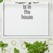 シェフモダンは家の中のおもしろい引用文 キッチンタオル (折り畳み)