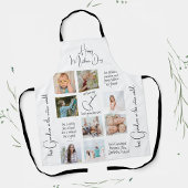 シェフモダンフォトコラージュおばあちゃん最高のエバーエバーエプロン エプロン