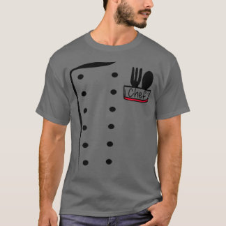 シェフユニッおもしろいク調理師コスチュームTシャツ Tシャツ
