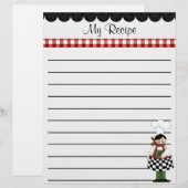 シェフレシピ文具 (正面/裏面)