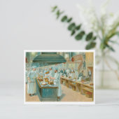 シェフレストランヴィンテージフードアドアート ポストカード (スタンド正面)