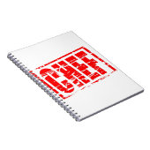 シェフレッドラバースタンプ効果 ノートブック (右側)