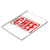 シェフレッドラバースタンプ効果 ノートブック (左側)