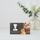 シェフロゴ | パスタトマト食品 名刺 (スタンド正面)