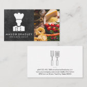 シェフロゴ | パスタトマト食品 名刺 (正面/裏面)