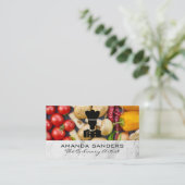 シェフロゴ | 野菜と香辛料 名刺 (スタンド正面)