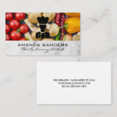 シェフロゴ | 野菜と香辛料 名刺 (正面/裏面)