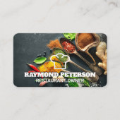 シェフロゴ | 香辛料ハーブ成分 名刺 (正面)