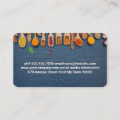 シェフロゴ | 香辛料ハーブ成分 名刺 (裏面)