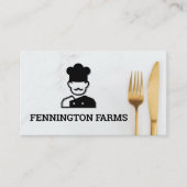 シェフロゴ | Silverware 名刺 (正面)