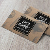 シェフヴィンテージ野菜イラストレーション素朴クラフト 名刺