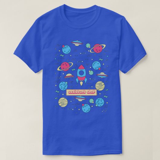 シェフ助手2 Tシャツ (デザイン正面)