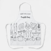 シェフ名台台所用品 エプロン (正面)