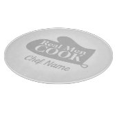 シェフ実在用メンズ調理師カスタムガラス切削盤 カッティングボード (角)