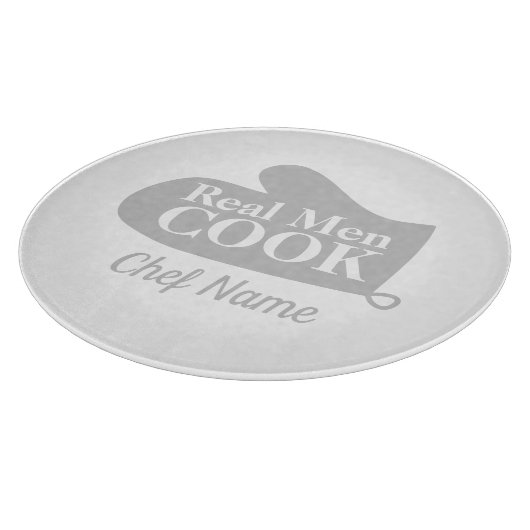 シェフ実在用メンズ調理師カスタムガラス切削盤 カッティングボード (角)