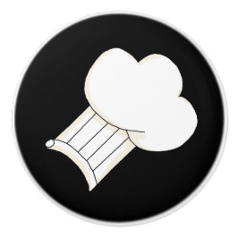 シェフ帽子の漫画のセラミックノブ セラミックノブ