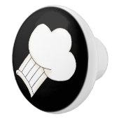 シェフ帽子の漫画のセラミックノブ セラミックノブ (右)