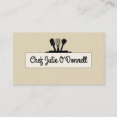 シェフ料理の名刺 名刺 (正面)
