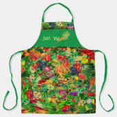 シェフ料理の野菜 エプロン (正面)