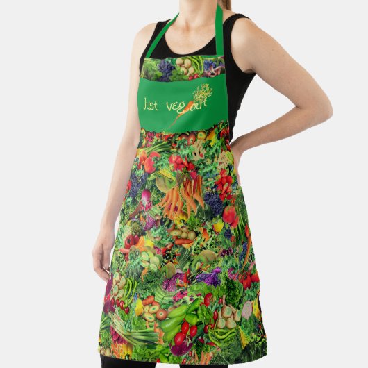 シェフ料理の野菜 エプロン (インサイチュ)