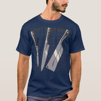 シェフ料理ナイフ Tシャツ