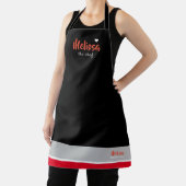 シェフ料理ブラックエプロンの名前 エプロン (インサイチュ)