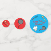 シェフ料理子供の誕生日パーティー コンフェッティ (正面)